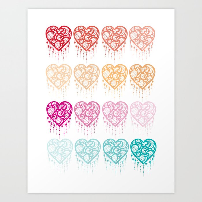 Heart Catcher - Fade Art Print
