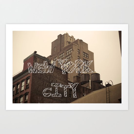 New york city Art Print
