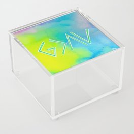 God Is Greater - GREEN Acrylic Box