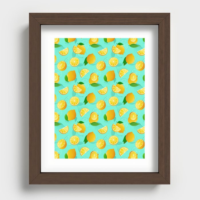 When Life Gives You Lemons... Recessed Framed Print