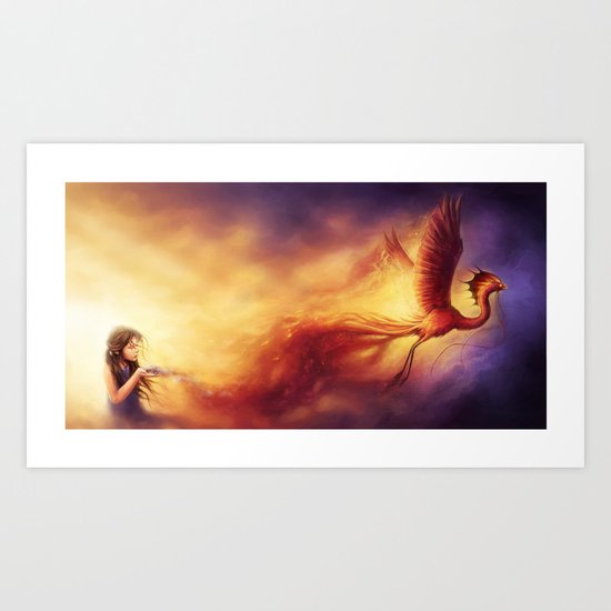 "Born from the Ashes" Art Print