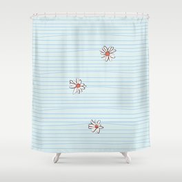Art To Runaway With {Blue Shoes} Shower Curtain