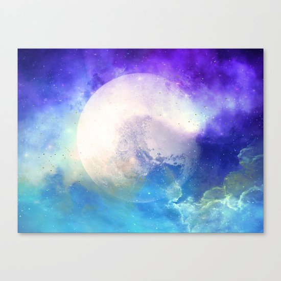 Silver Mirror Canvas Print