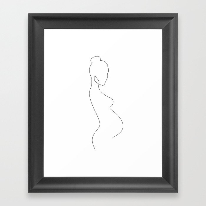 Belly Framed Art Print