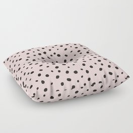 Hand-Drawn Pattern – Blush Floor Pillow