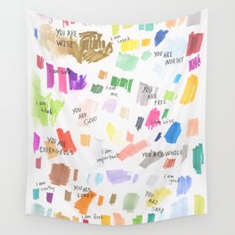 Enneagram Affirmations Wall Tapestry