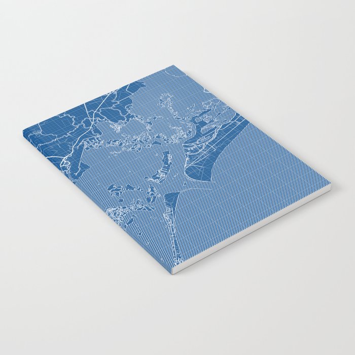 Venice City Map of Veneto, Italy - Blueprint Notebook
