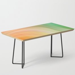 Rainbow Colorful Abstract Wave Pattern Coffee Table