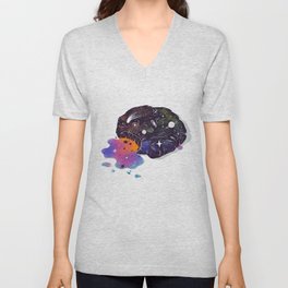 Cosmic Chip Cookie  V Neck T Shirt