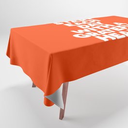 Start Each Day with a Grateful Heart Tablecloth