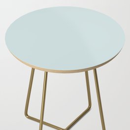 Pale Pastel Blue Solid Color Hue Shade - Patternless Side Table