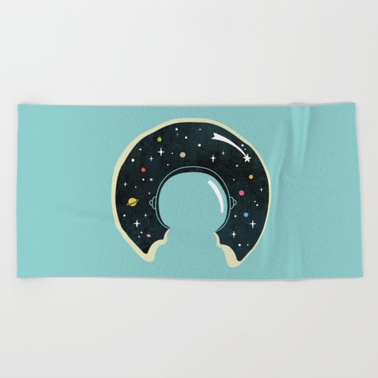 Astronut Beach Towel