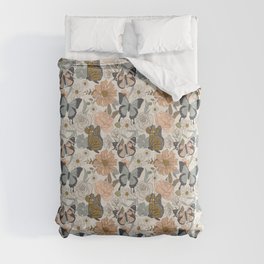 Butterfly Floral Comforter