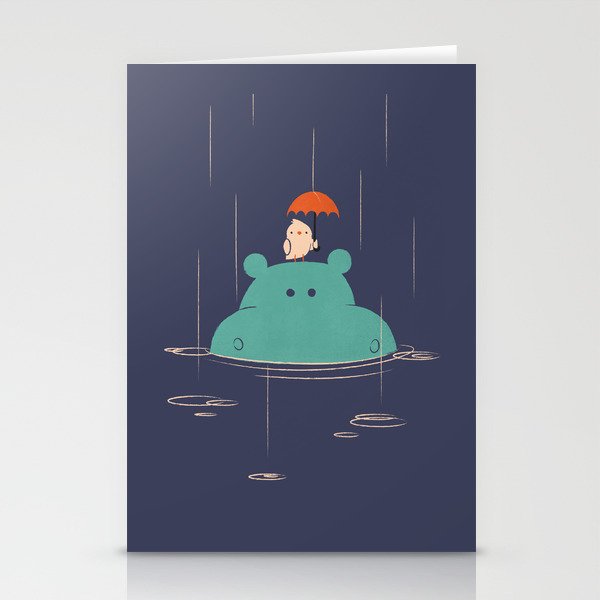 Raindrops Stationery Cards