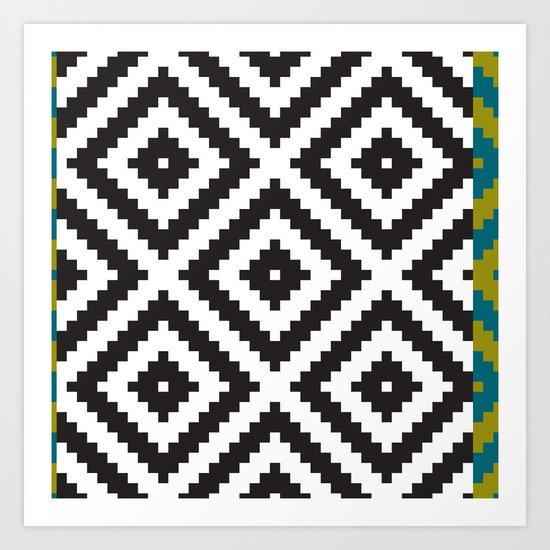 IKEA LAPPLJUNG RUTA Rug Pattern Art Print