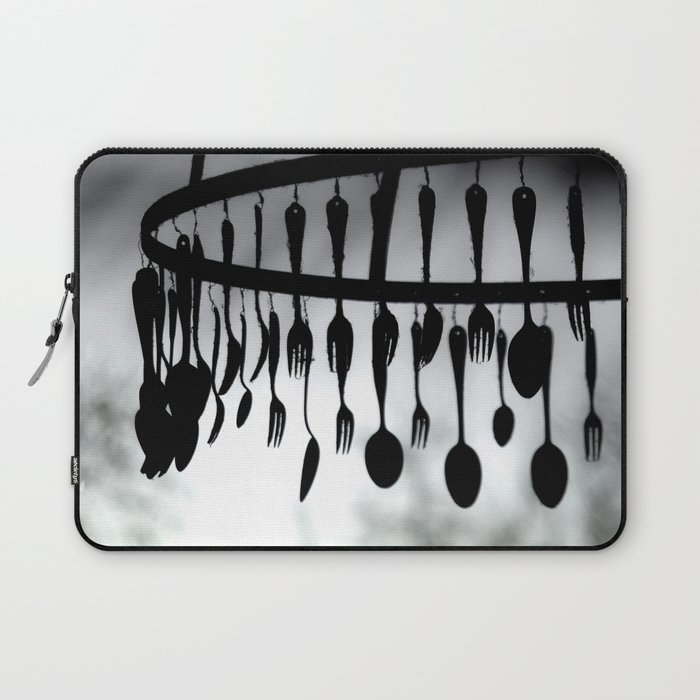 Fork and spoon Laptop Sleeve