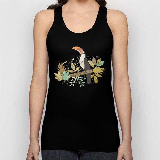 Forest Toucan Unisex Tank Top