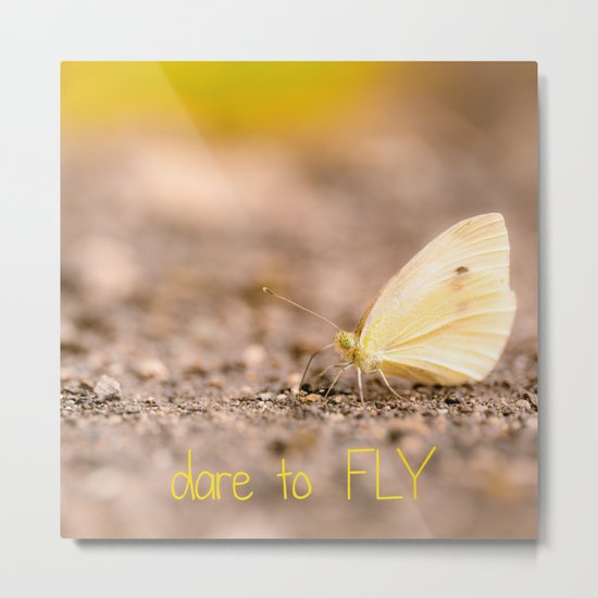 Dare to Fly Metal Print