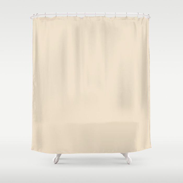 Cream color Shower Curtain