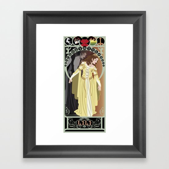 Lili Nouveau - Legend Framed Art Print