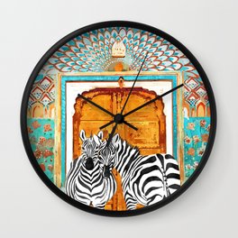 Zebra - Take Your Stripes Wherever You Go Wall Clock