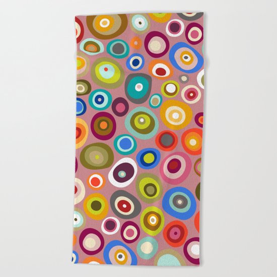 freckle spot blush Beach Towel