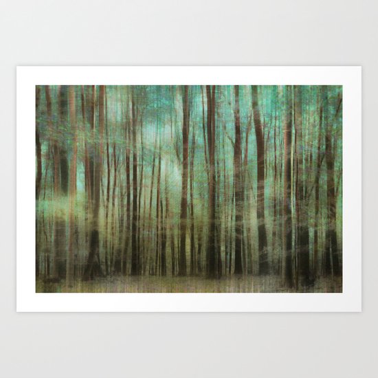 mystic forest Art Print