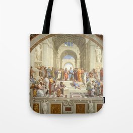 Raphael - The School of Athens Tote Bag