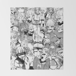 Toga Throw Blankets For Any Room Or Decor Style Society6 Himiko toga character aesthetic character development. toga throw blankets for any room or