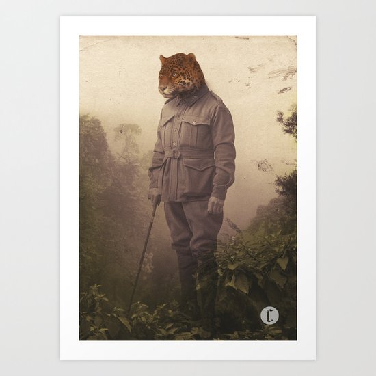 Jungle Jaguar Art Print