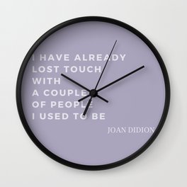 On Keeping a Notebook Wall Clock | Digital, Mischka, Amethystsmoke, Typography, Notebook, Joandidion, Art, Graphicdesign, Gray, Quote 