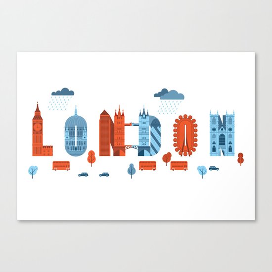 London Canvas Print