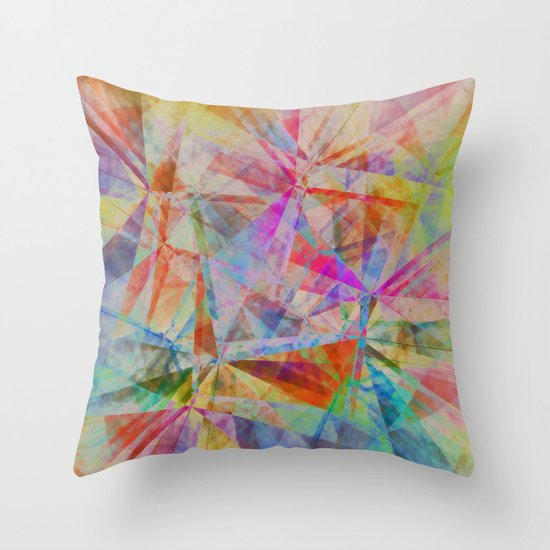 Intersections Throw Pillow