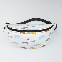 Animals,forest,Scandinavian style art Fanny Pack