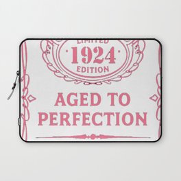 Pink-Vintage-Limited-1924-Edition---93rd-Birthday-Gift Laptop Sleeve