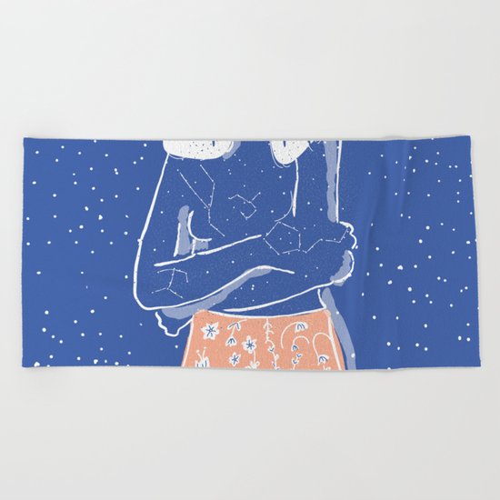 The Galaxy Inside Of Me Beach Towel