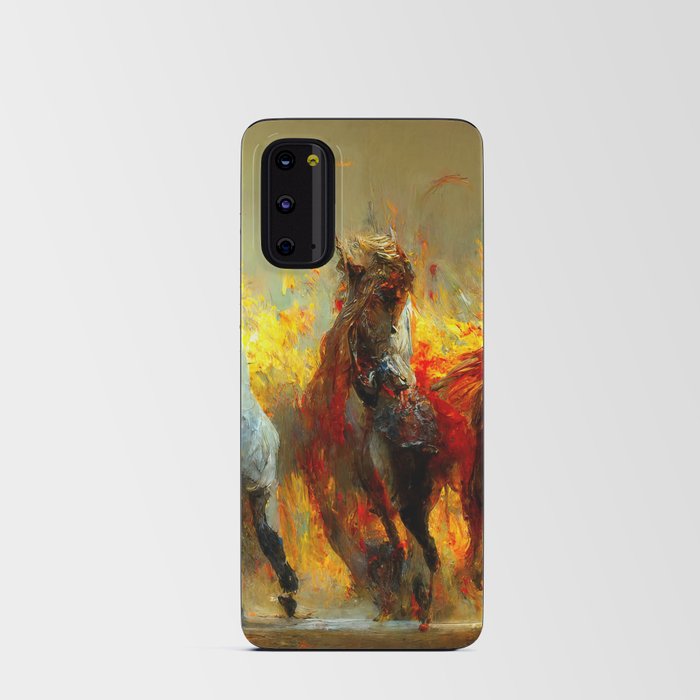 Flaming Horses Android Card Case