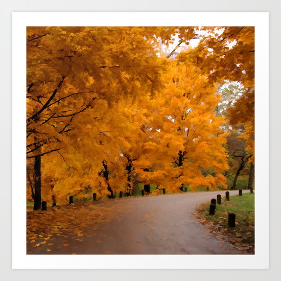 Around the Bend Art Print