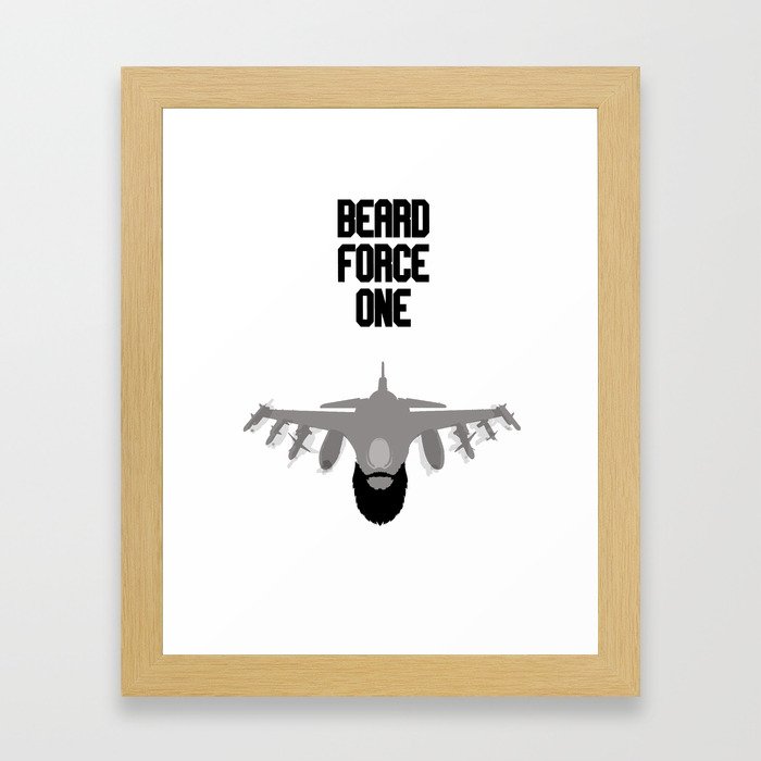 Beard Force One Framed Art Print
