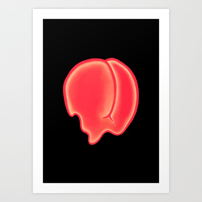 peachy Art Print