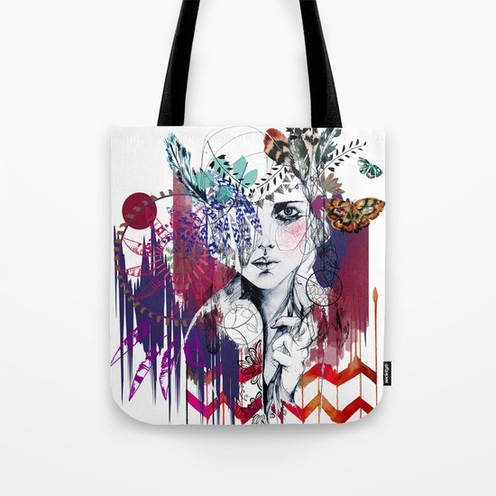 Tribal Girl Tote Bag