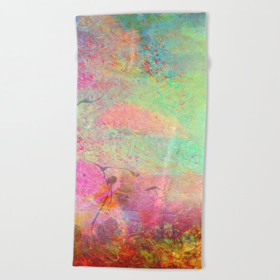 Abstract Texture 07 Beach Towel