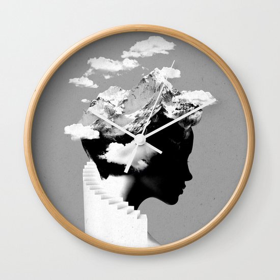 It's a cloudy day Wall Clock