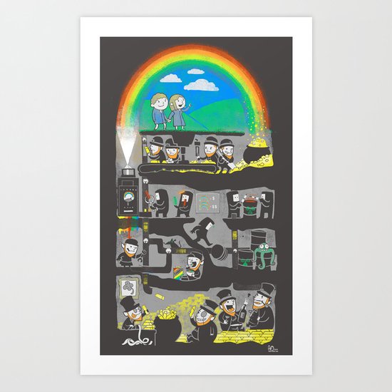 End of the Rainbow Art Print