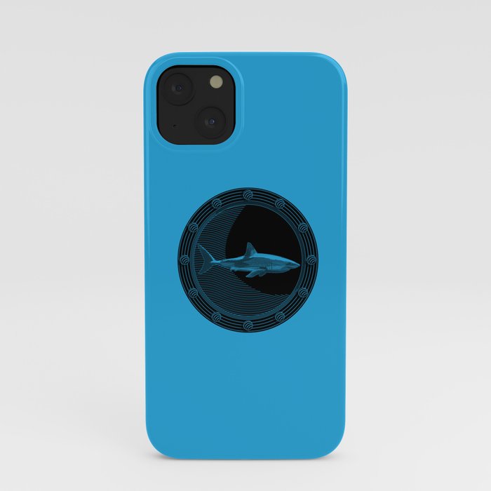 Engraved Shark iPhone Case