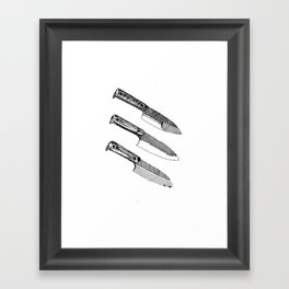 Knives Framed Art Print