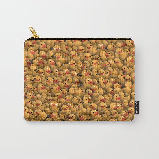 Yellow rubber ducks Carry-All Pouch
