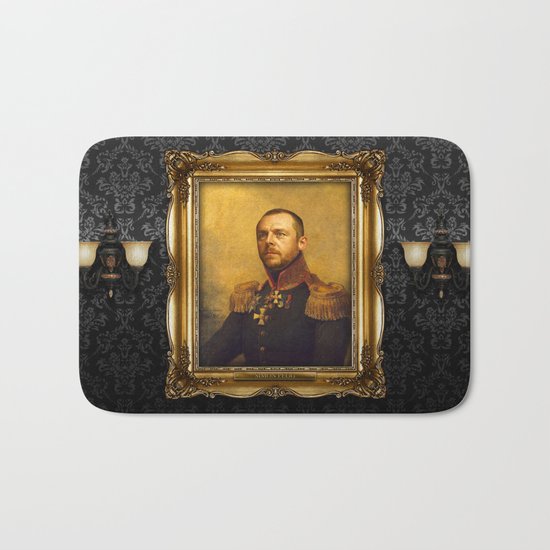 Simon Pegg - replaceface Bath Mat