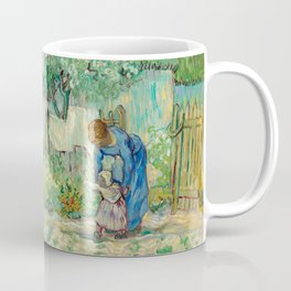Vincent Van Gogh - First Steps, after Millet Coffee Mug