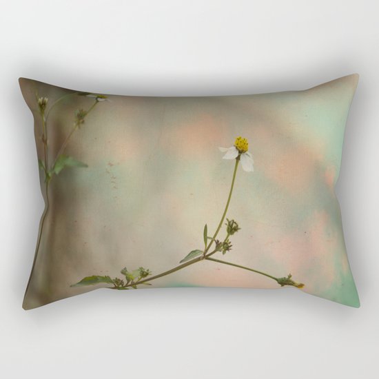 Simple Flowers Rectangular Pillow